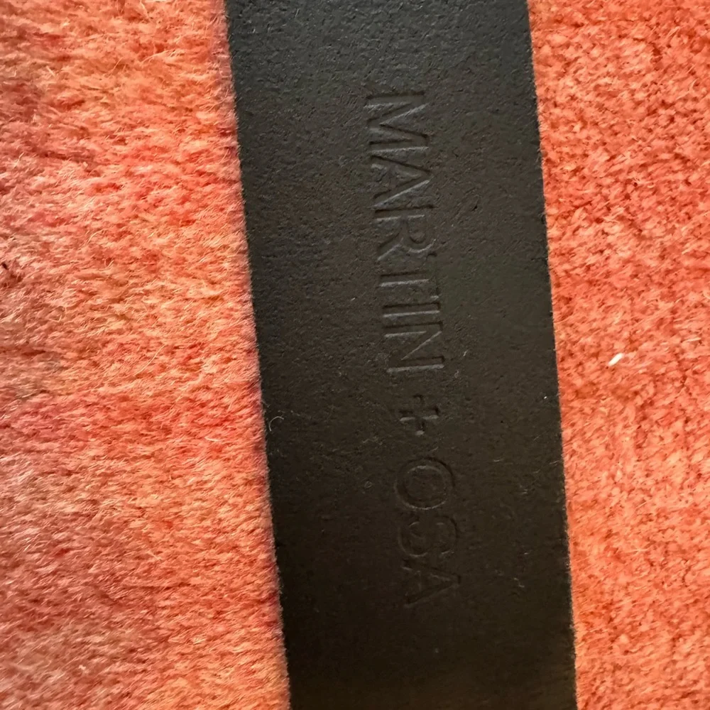 Martin + Osa black leather made in England belt xs - Picture 3 of 5